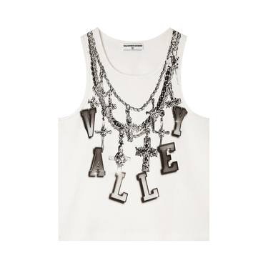 Vale - White Tank W/ Chains