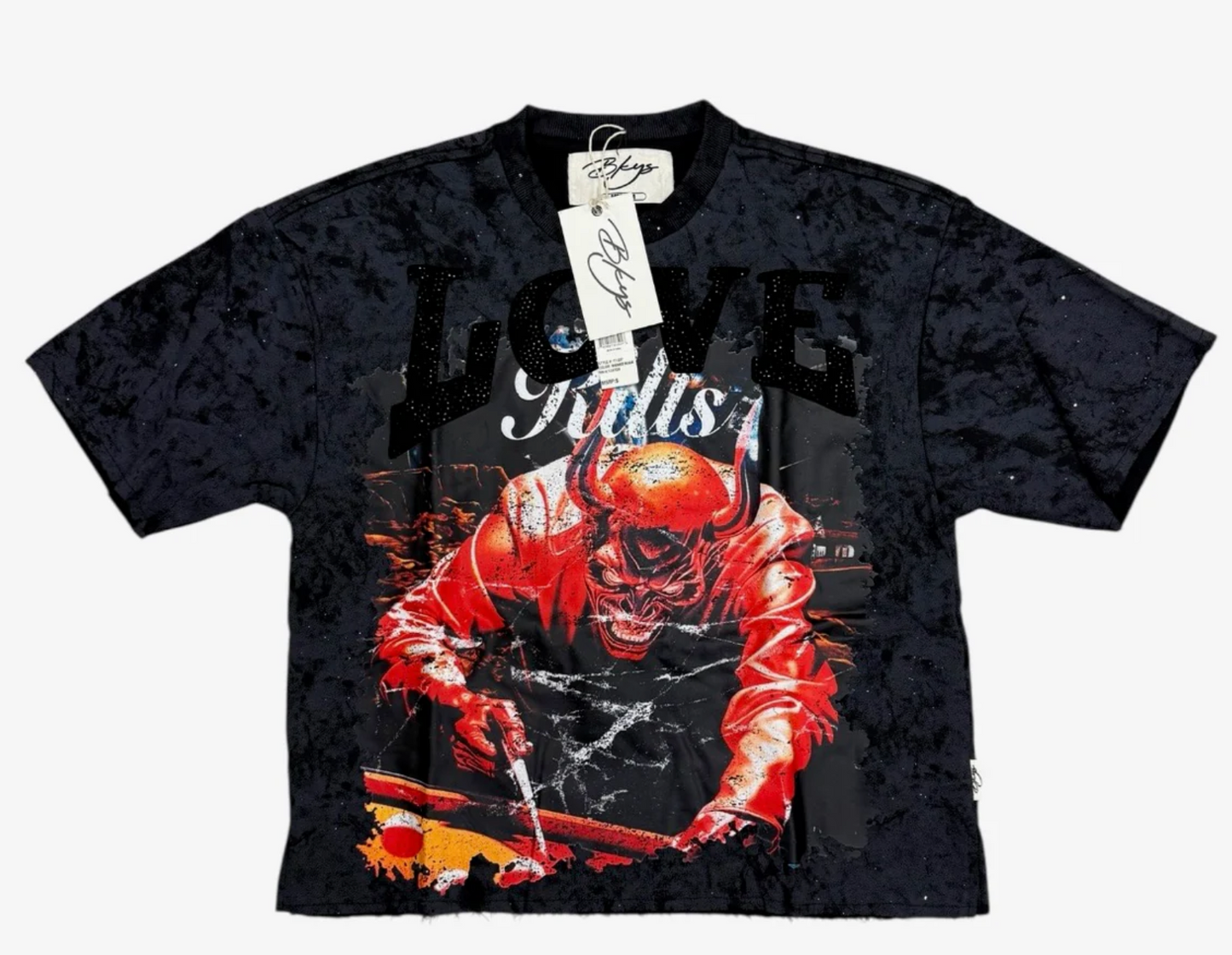 BKYS- “LOVE” Cropped Shirt