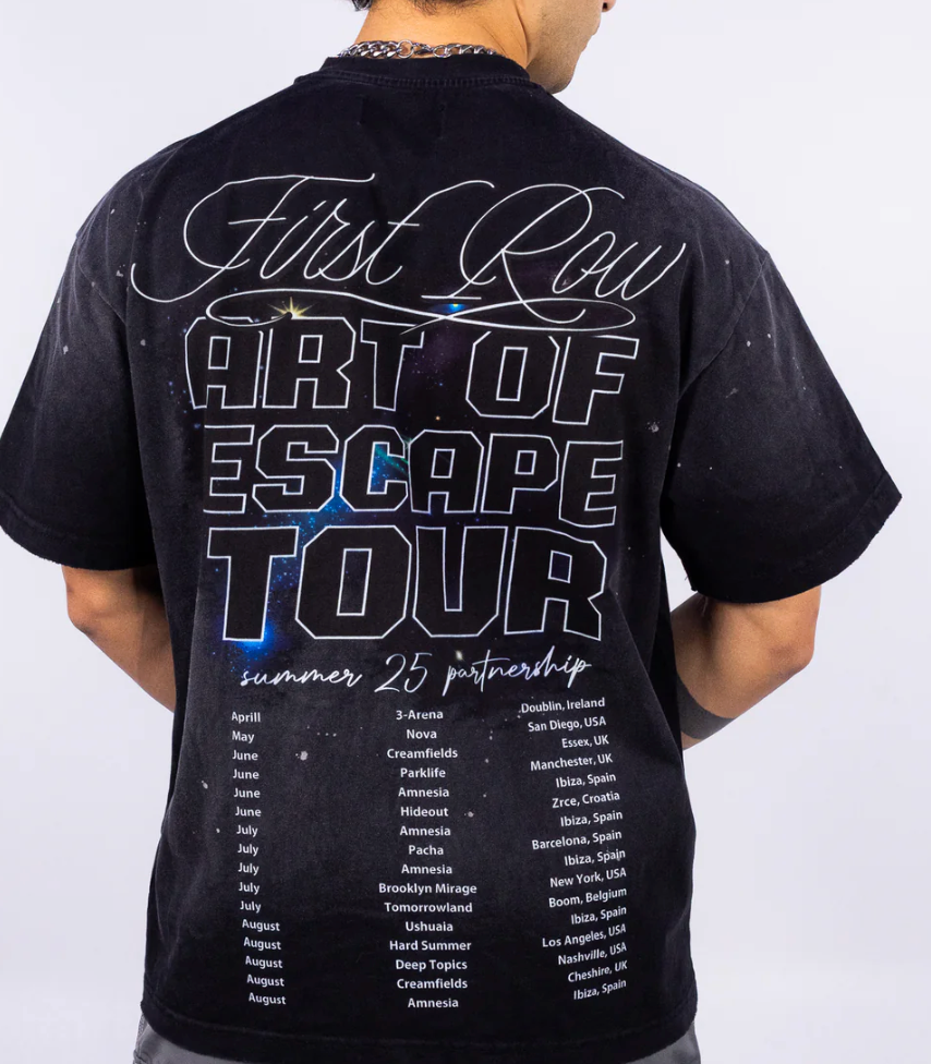 First Row ART OF ESCAPE TEE