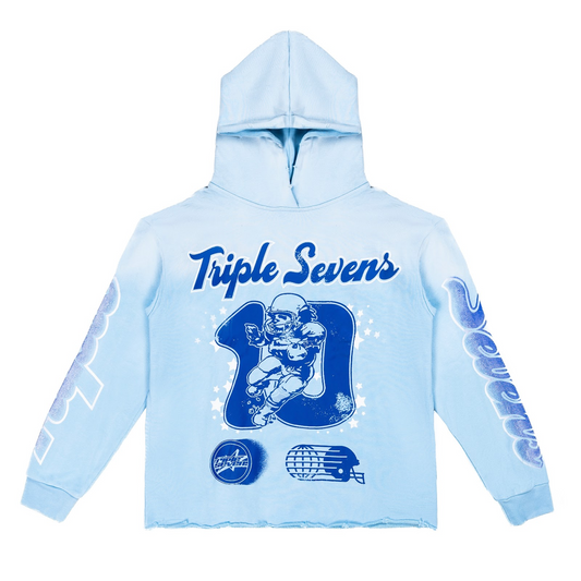 Triple Sevens - All Star Football Hoodie Blue