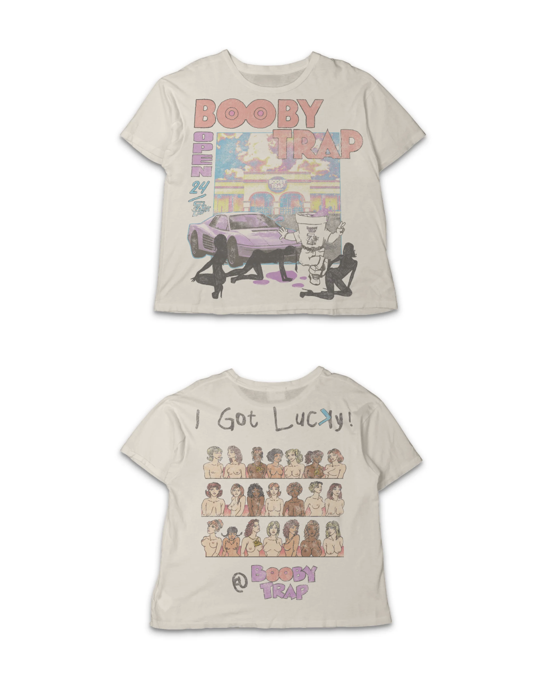 Triple Sevens - Booby Trap Got Lucky Tee
