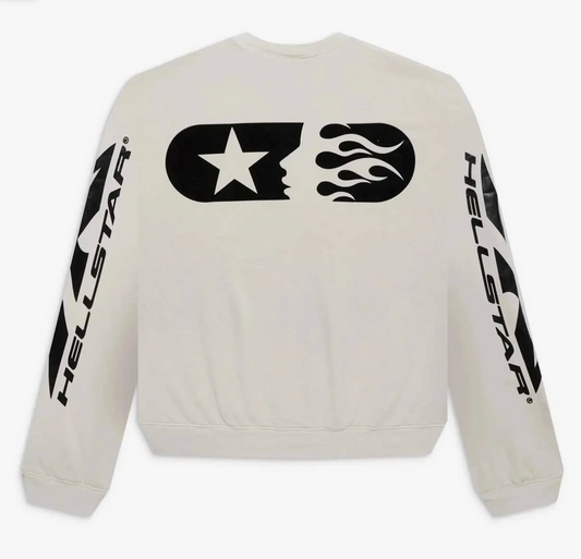 Hellstar Sports Crewneck White
