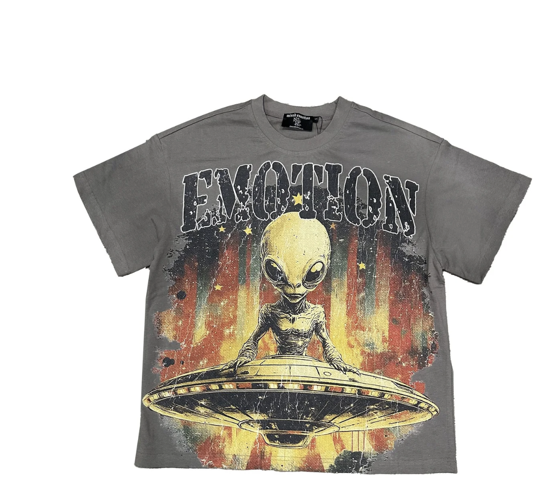 Grey Spaceship Tee