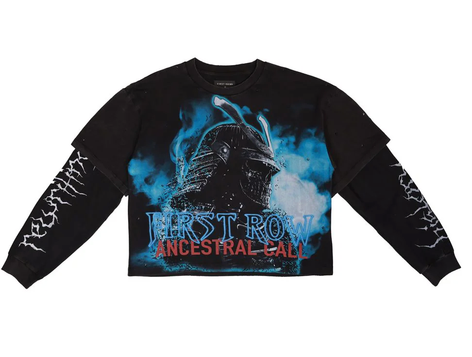 First Row- ANCESTRAL CALL SILENT SENTINEL WASHED TWOFER TEE