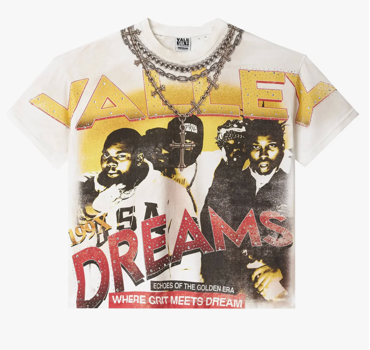 Vale Forever - Golden Chambers Bling Tee Black