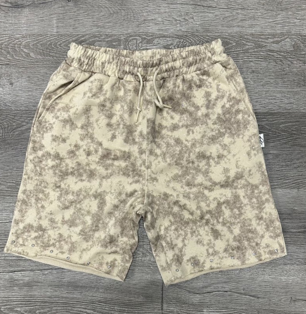 BKYS - RHINESTONE F-TERRY SHORTS