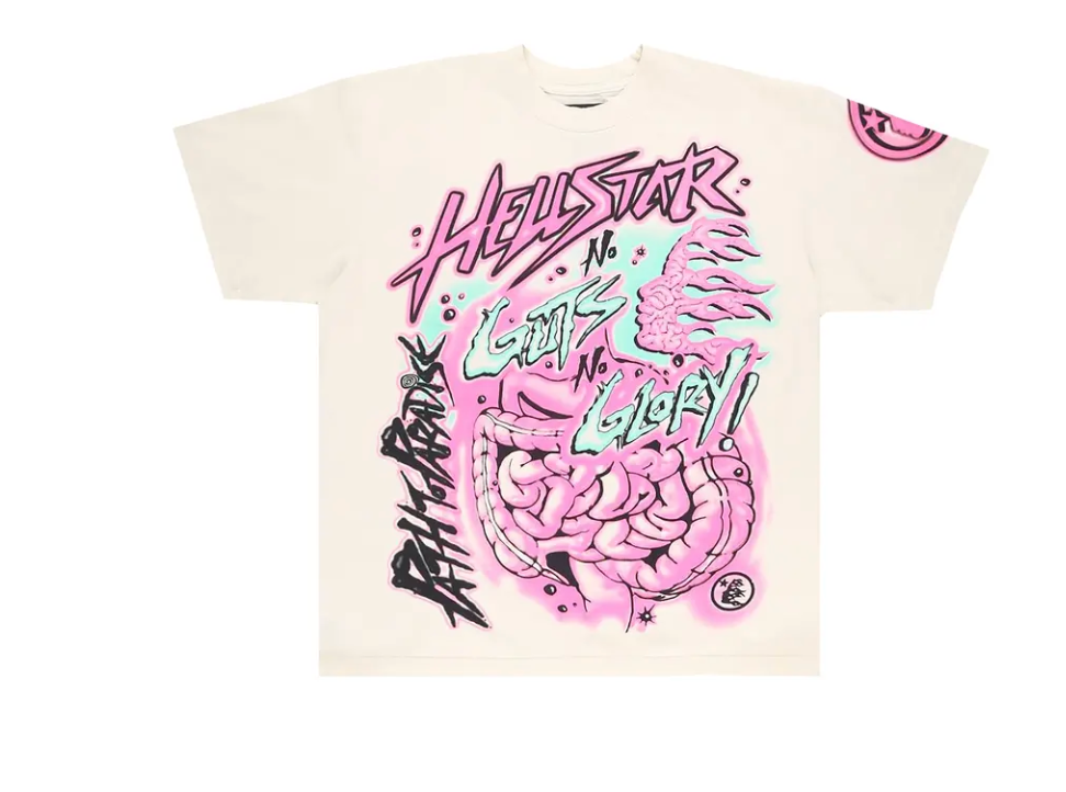 Hellstar No Guts No Glory T-Shirt White