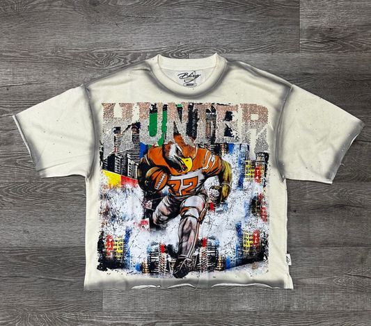 BKYS - "HUNTER" F-TERRY CROPPED T-SHIRT