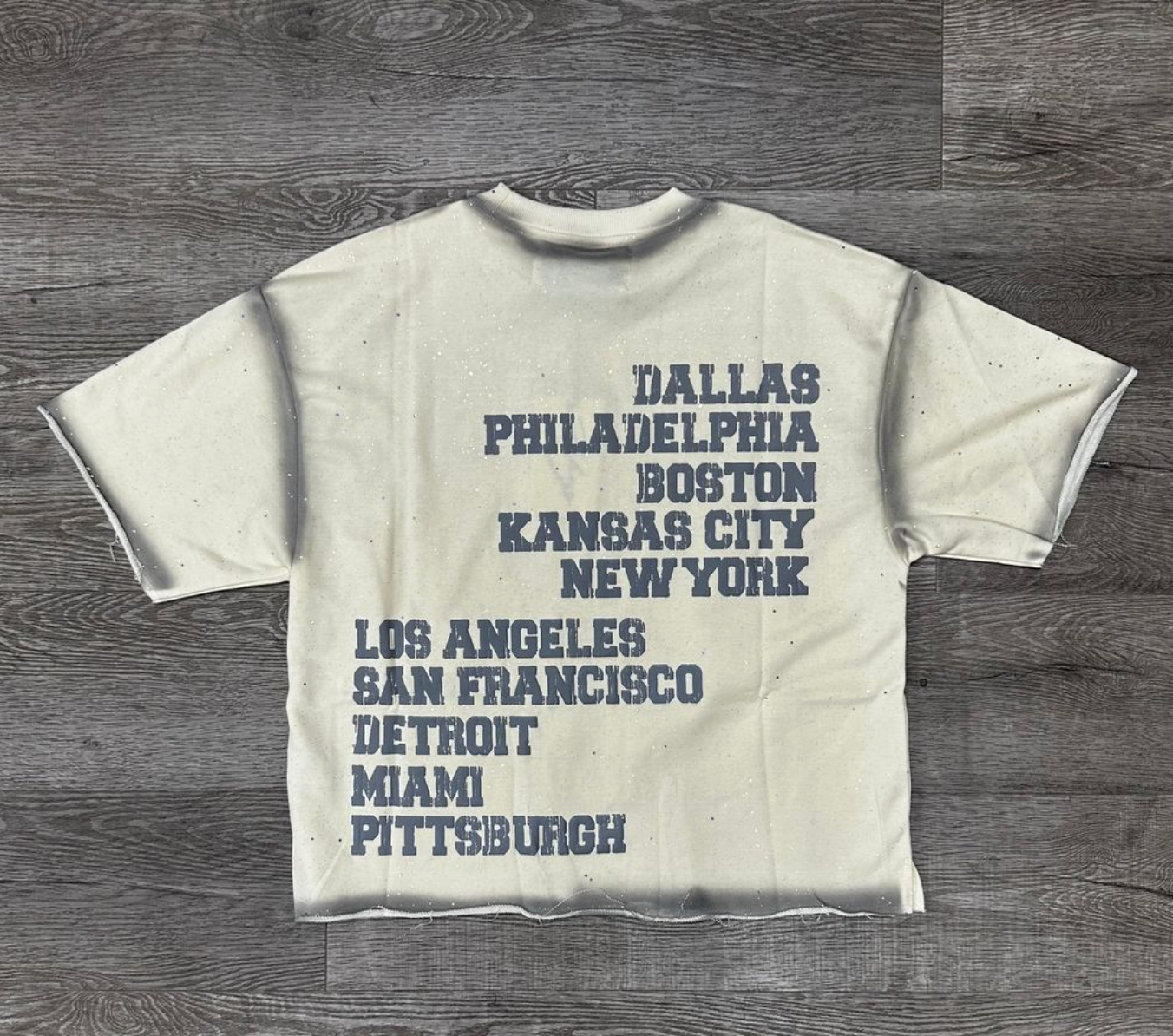 BKYS - "HUNTER" F-TERRY CROPPED T-SHIRT