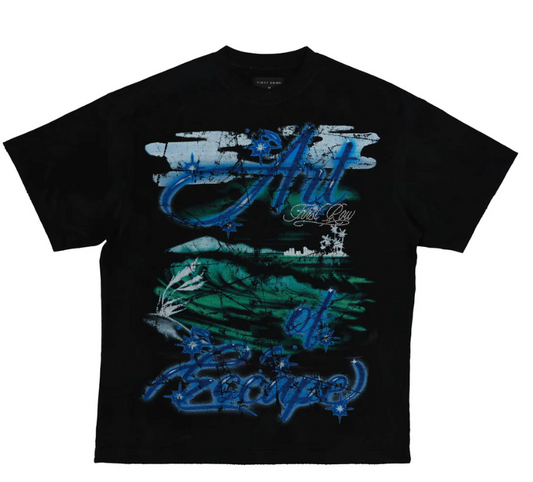 First Row - ART OF ESCAPE WAVE TEE