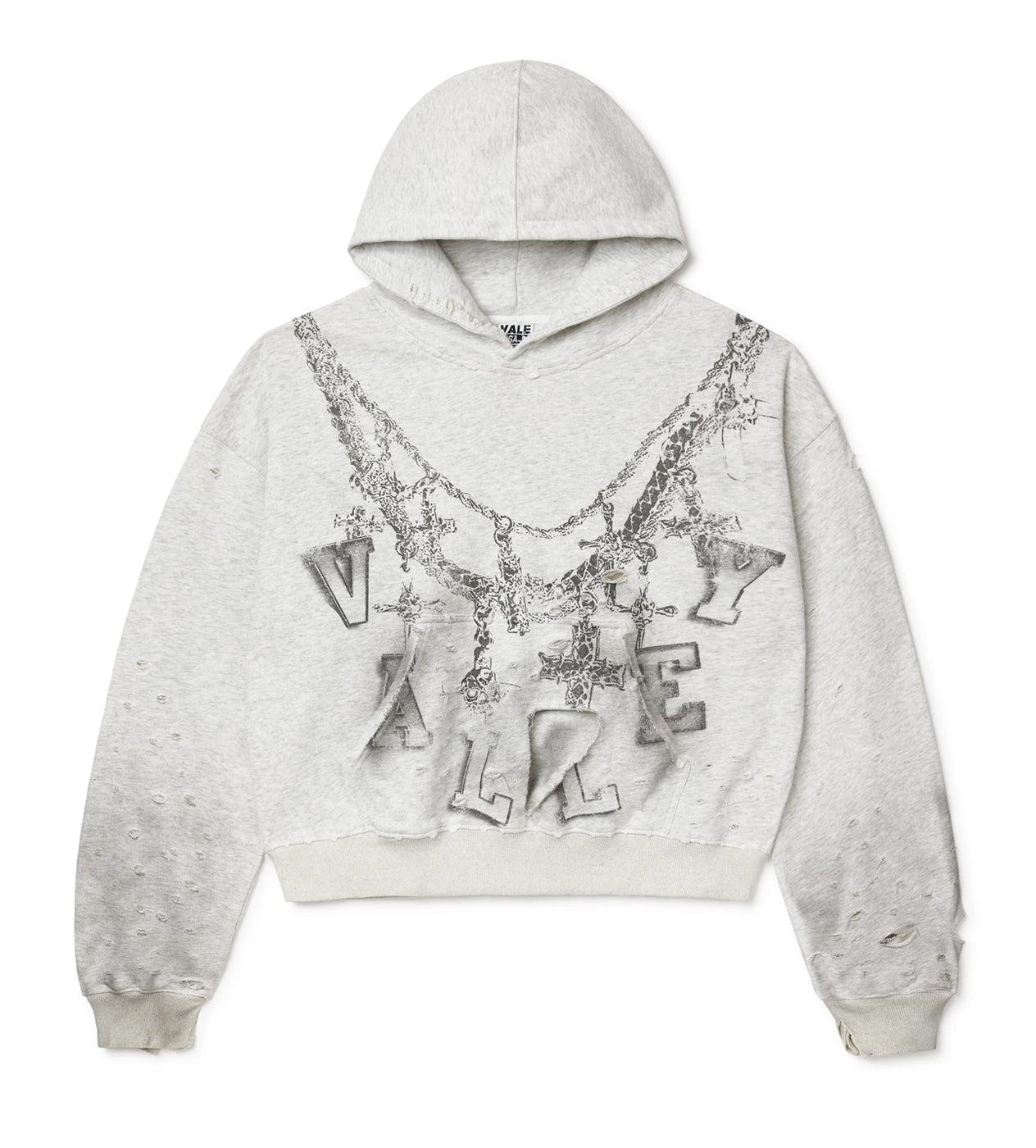 Vale Forever - Grey Big Chain Hoodie
